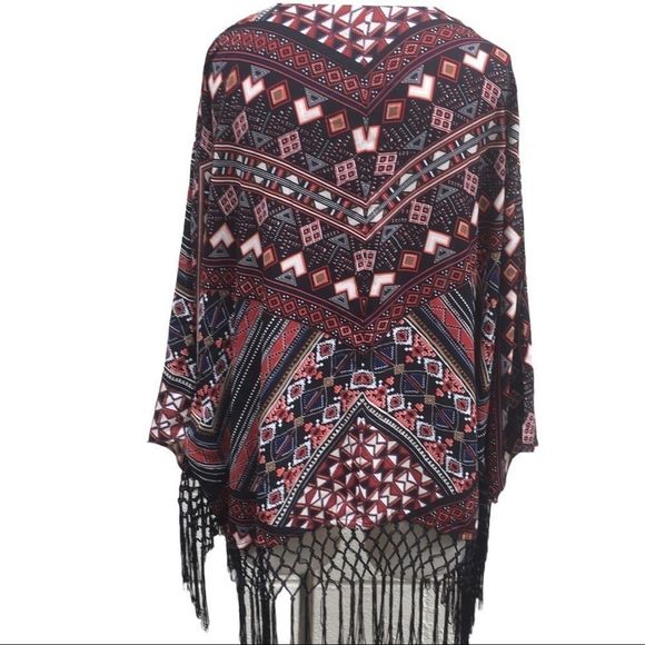NWT Harper & Liv Marrakech Fringe Kimono. - Picture 5 of 12